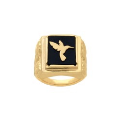 BAGUE P.OR CHEVALIERE COLIBRI