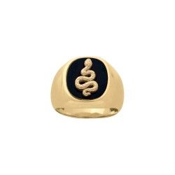 BAGUE P.OR CHEVALIERE SERPENT
