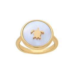 BAGUE P.OR TORTUE FD NACRE