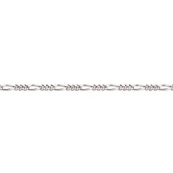 CHAINES ARGT GOURMETTE LIMEE 100CM