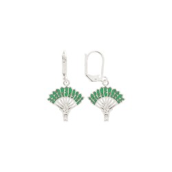 Boucles d'oreilles Arbre du voyageur Argent