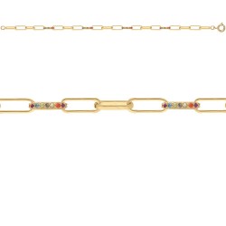BRACELET PLAQUE OR