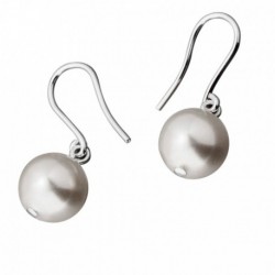BOUCLE D OREILLE FANTAISIE, FINITION ARGENTEE