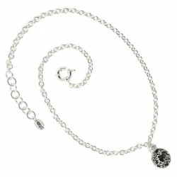 COLLIER FANTAISIE, FINITION ARGENTEE