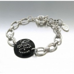 BRACELET FANTAISIE, FINITION ARGENTEE