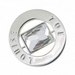 BROCHE-BM FANTAISIE, FINITION ARGENTEE