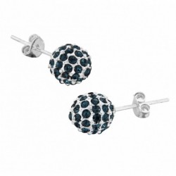 BOUCLE D OREILLE FANTAISIE, FINITION ARGENTEE