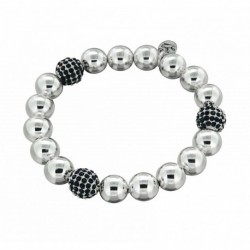 BRACELET FANTAISIE, FINITION ARGENTEE