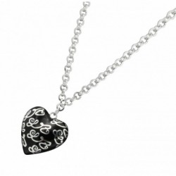 COLLIER FANTAISIE, FINITION ARGENTEE