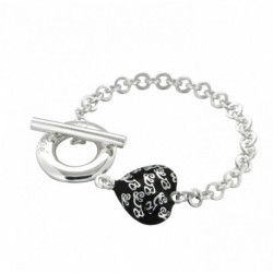 BRACELET FANTAISIE, FINITION ARGENTEE