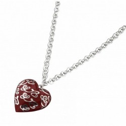 COLLIER FANTAISIE, FINITION ARGENTEE