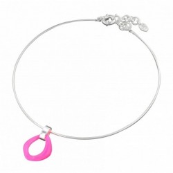 COLLIER FANTAISIE, FINITION ARGENTEE