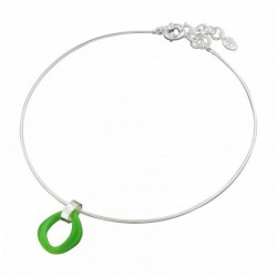 COLLIER FANTAISIE, FINITION ARGENTEE