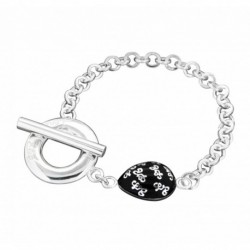 BRACELET FANTAISIE, FINITION ARGENTEE