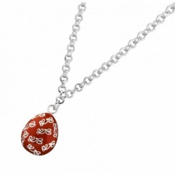 COLLIER FANTAISIE, FINITION ARGENTEE