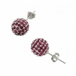 BOUCLE D OREILLE FANTAISIE, FINITION ARGENTEE