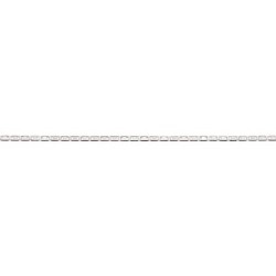 45 cm - maille marine battue diamantée - chaîne argent