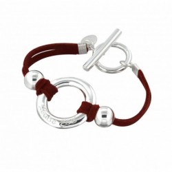 BRACELET FANTAISIE, FINITION ARGENTEE