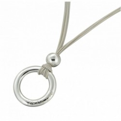COLLIER FANTAISIE, FINITION ARGENTEE
