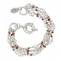BRACELET FANTAISIE, FINITION ARGENTEE