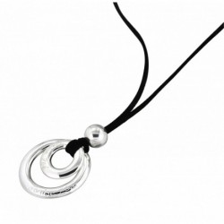 COLLIER FANTAISIE, FINITION ARGENTEE