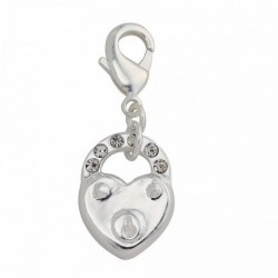 PENDENTIF FANTAISIE, FINITION ARGENTEE