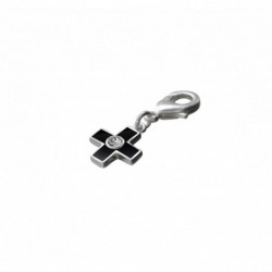 PENDENTIF FANTAISIE, FINITION ARGENTEE