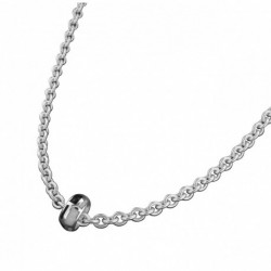 COLLIER FANTAISIE, FINITION ARGENTEE