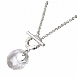 COLLIER FANTAISIE, FINITION ARGENTEE