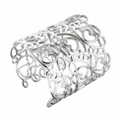 BRACELET FANTAISIE, FINITION ARGENTEE