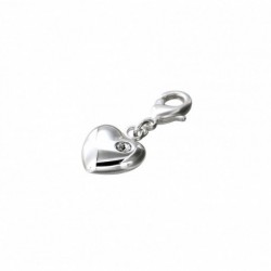 PENDENTIF FANTAISIE, FINITION ARGENTEE