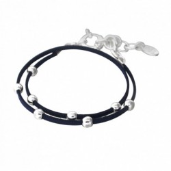 BRACELET FANTAISIE, FINITION ARGENTEE