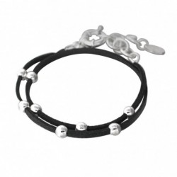 BRACELET FANTAISIE, FINITION ARGENTEE