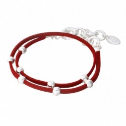 BRACELET FANTAISIE, FINITION ARGENTEE