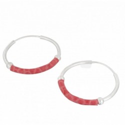 BOUCLE D OREILLE FANTAISIE, FINITION ARGENTEE