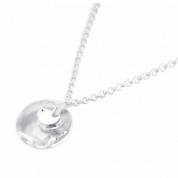 COLLIER FANTAISIE, FINITION ARGENTEE