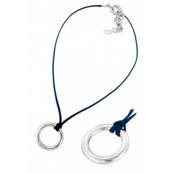 COLLIER FANTAISIE, FINITION ARGENTEE