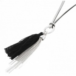 COLLIER FANTAISIE, FINITION ARGENTEE