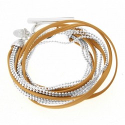 BRACELET FANTAISIE, FINITION ARGENTEE