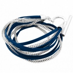 BRACELET FANTAISIE, FINITION ARGENTEE