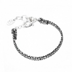BRACELET FANTAISIE, FINITION ARGENTEE