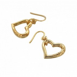 BOUCLE D OREILLE FANTAISIE, FINITION DORE