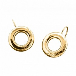 BOUCLE D OREILLE FANTAISIE, FINITION DORE