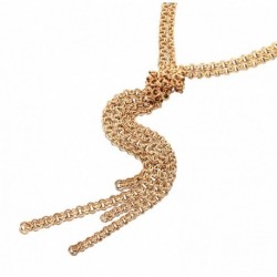COLLIER FANTAISIE, FINITION DORE