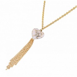 COLLIER FANTAISIE, FINITION DORE