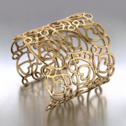 BRACELET FANTAISIE, FINITION DORE