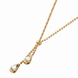 COLLIER FANTAISIE, FINITION DORE
