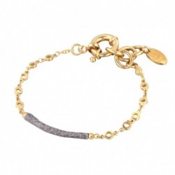 BRACELET FANTAISIE, FINITION DORE