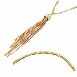 COLLIER FANTAISIE, FINITION DORE