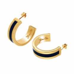 PLATING GOLD CREOLE HOOP EARRINGS